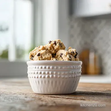 Cottage Cheese Cookie Dough No-Bake Ready in 10 Minutes Recipe Card
