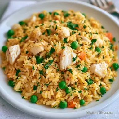 Crab Fried Rice in 25 Minutes: Crispy Recipe Card