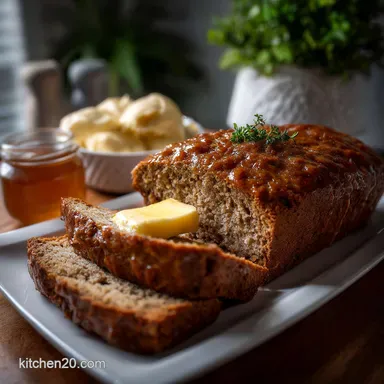 Cracker Barrel Meatloaf: Copycat Recipe with Tangy Glaze Recipe Card