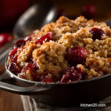 Cranberry Apple Crisp: The Ultimate Easy Oatmeal Streusel Recipe Recipe Card