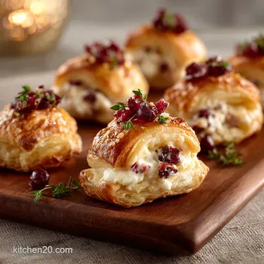 Cranberry Cream Cheese Crescent Bites: Easy, Buttery Holiday Appetizers