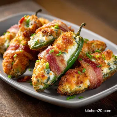 Cream Cheese Jalapeno Poppers with Bacon: Crispy Low Carb