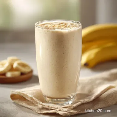Banana Smoothie: Creamy 2-Minute Recipe with Cinnamon Recipe Card