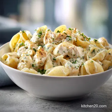 Chicken Alfredo Stuffed Shells in 55 Minutes: Creamy and Baked