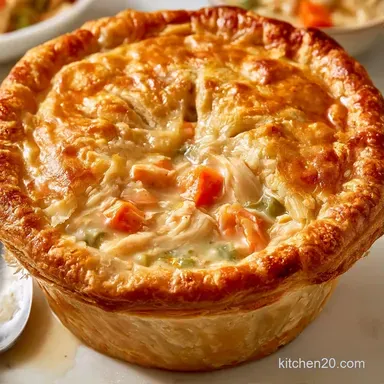 Creamy Chicken Pot Pie Recipe Card