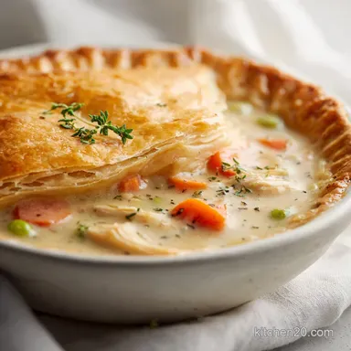 Chicken Pot Pie Soup in 30 Minutes: Creamy and Hearty Recipe Card