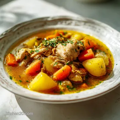 Crock Pot Creamy Chicken Stew: Silky & Tender Recipe Card