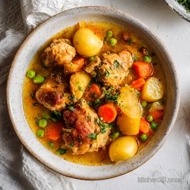 Crock Pot Creamy Chicken Stew: Silky & Tender