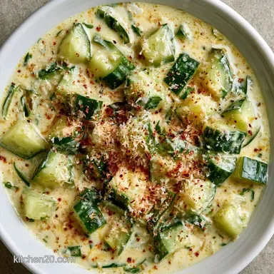 Cucumber Curry with Coconut Milk