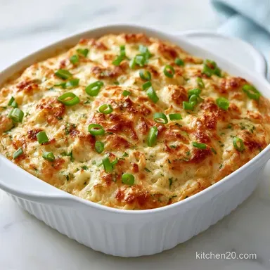 Crab Casserole with Cream Cheese Recipe Card