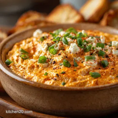 Foolproof Crockpot Buffalo Chicken Dip Smooth Creamy Game Day Dip Recipe Card