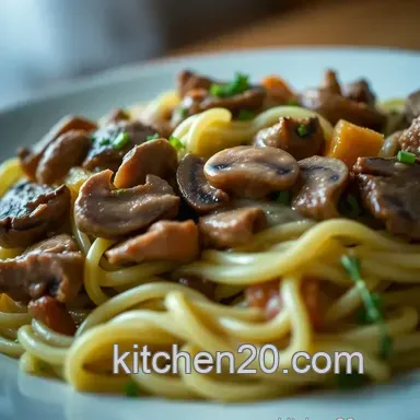 Easy Beef Stroganoff Recipe: My Creamy, Dreamy Secret! Recipe Card