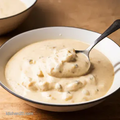 How to Make White Gravy Creamy Southern Comfort Recipe Card