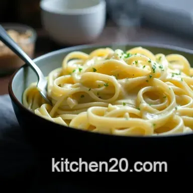 Easy & Creamy Fettuccine Alfredo Recipe: The Family's Comfort Classic Recipe Card
