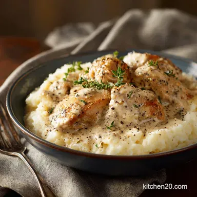 Creamy Garlic Chicken Crockpot Recipes Slow Cooker Sunday Best Recipe Card
