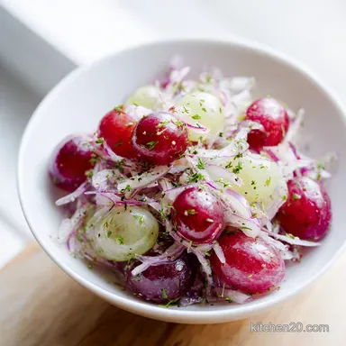 Grape Salad Recipe for 12 Servings with Cream Cheese Recipe Card