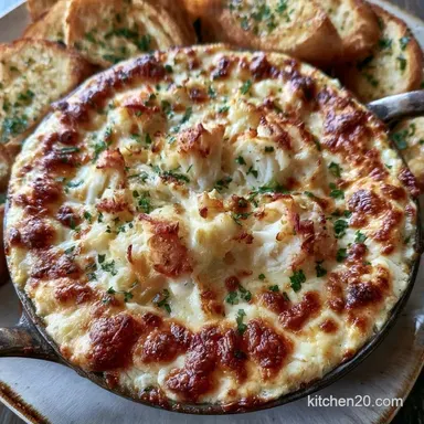 Hot Crab Dip with Cream Cheese Recipe Card