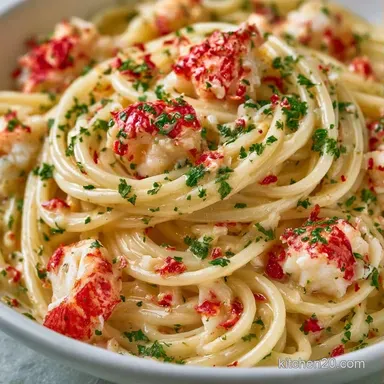 Creamy Imitation Crab Pasta in 20 Minutes Recipe Card
