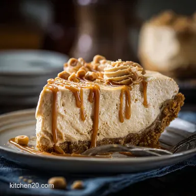 Old Fashioned Peanut Butter Pie Recipe (No-Bake, Ultra Creamy) Recipe Card