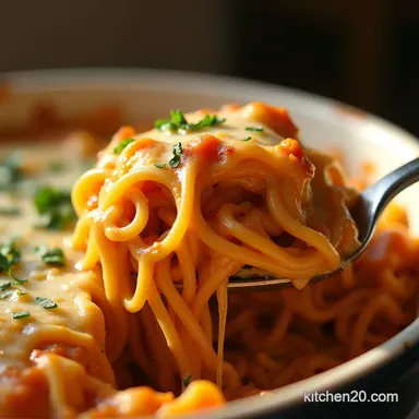 The Ultimate Creamy Southern Spaghetti Bake Recipe Recipe Card