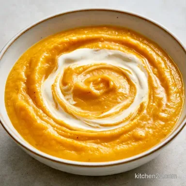 Creamy Summer Squash Soup in 35 Minutes Recipe Card