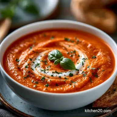 Creamy Tomato Soup in 25 Minutes