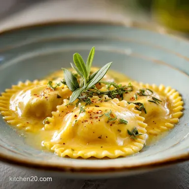 Creamy Tuscan Ravioli in 20 Minutes