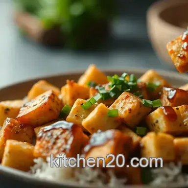 Crispy Air Fried Tofu Recipe with Tangy Soy Glaze – Easy & Delicious