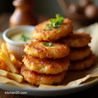 Golden Crispy Amish Onion Fritters A Comfort Food Classic Recipe Card