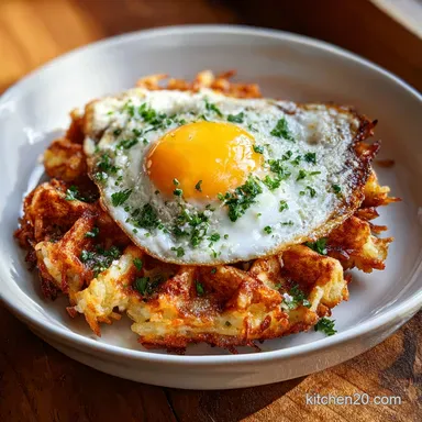 Crispy Cheesy Hash Brown Waffles with Eggs in 20 Minutes Recipe Card