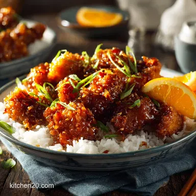 Chinese Orange Chicken: Ultra-Crispy Takeout Fakeout Recipe Recipe Card