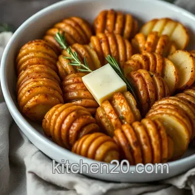 Crispy & Creamy Hasselback Potatoes: My Family's Go-To Recipe Recipe Card