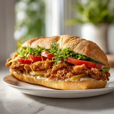Crispy Dill Chicken Sandwich: A 4 Hour Recipe for Two Recipe Card