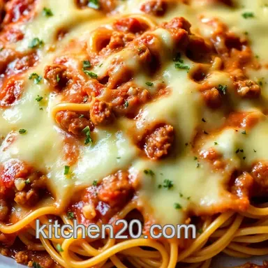 Easy Cheesy Baked Spaghetti Delight: The Comfort Food You Need Recipe Card