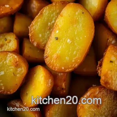 Crispy Golden Fried Potatoes: A Family Favourite Recipe Recipe Card