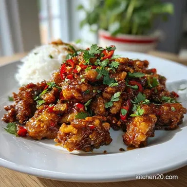 Crispy Sweet Chilli Chicken Recipe: Air Fryer Method