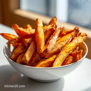 Oven Baked Sweet Potato Fries for 4 Servings