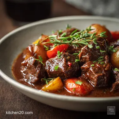 The Ultimate Sunday Best Crockpot Beef Stew Easy Rich Gravy Recipe Card