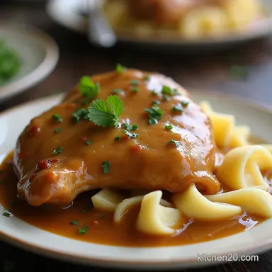 Savory Crockpot Chicken and Gravy Tender Foolproof