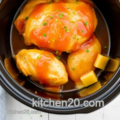 Easy Crockpot Jezebel Chicken with Sweet Sauce: A Dinner Delight! Recipe Card