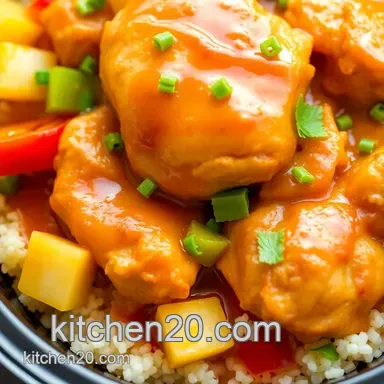 Easy Crockpot Sweet Hawaiian Chicken Delight: 5 Delicious Tips to Savor! Recipe Card