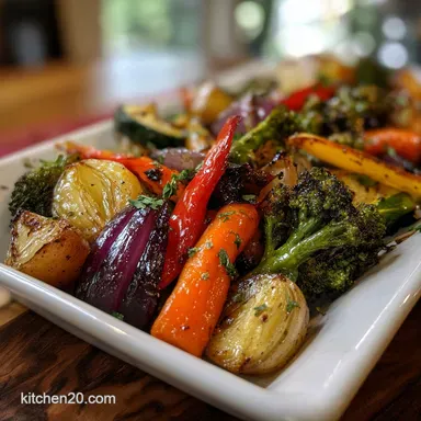 Daniel Fast Food Recipe with Roasted Vegetables: Crispy & Savory Recipe Card