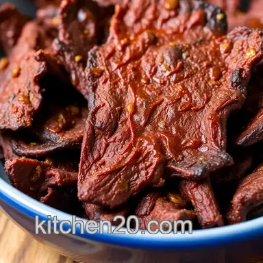 Flavorful & Easy: Dehydrate Spicy Beef Jerky in 24 Hours - My Family's Favorite Recipe Recipe Card
