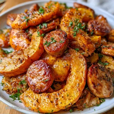 Delicata Squash Sheet Pan Dinner for 6