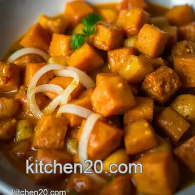 Easy: Delicious 30-Minute Roast Chicken Leftovers Curry! Recipe Card