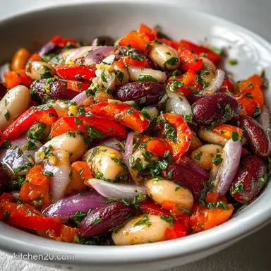 Dense Bean Salad for Meal Prep