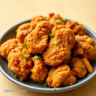 Double-Fried Perfection: Korean Fried Chicken Recipe Recipe Card