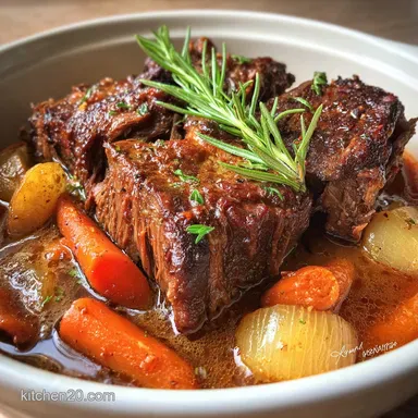 Dutch Oven Pot Roast: Tender & Flavorful in 3 Hours Recipe Card