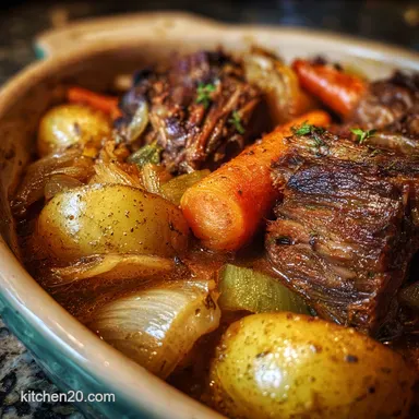 Dutch Oven Pot Roast: Tender & Flavorful in 3 Hours