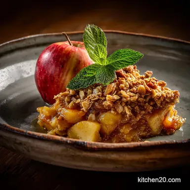 Apple Crisp Recipe Easy: The Ultimate Old Fashioned Oat Crunch Recipe Card